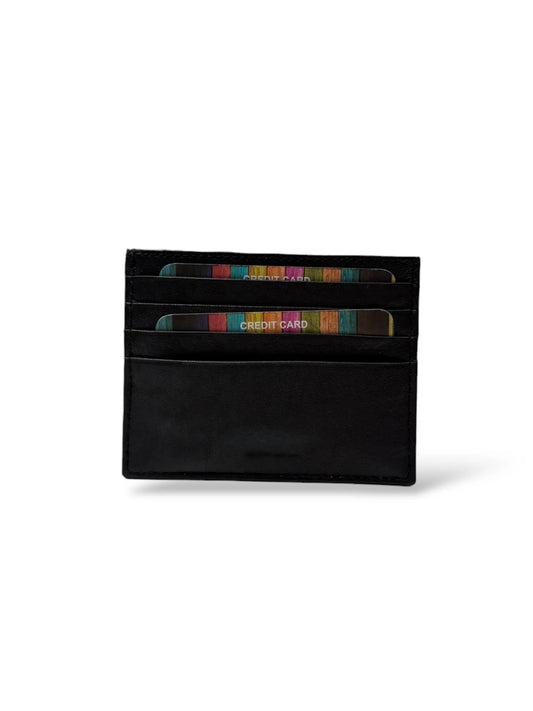 Ultra-Thin Lambskin Multi-Slot Minimalist Card Wallet