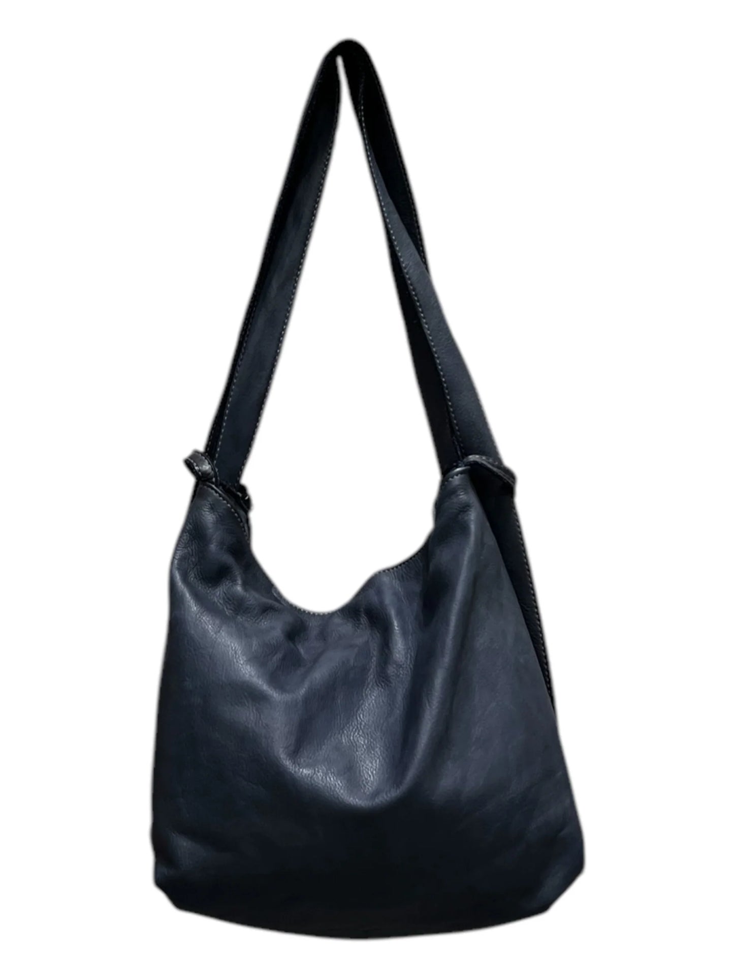 Washed Soft Calfskin Convertible Dual Wear Backpack Shoulder Bag