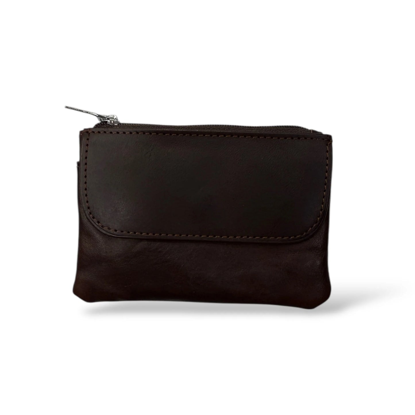 Soft Lambskin Zip Compact Multi-Purpose Coin Purse
