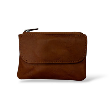 Soft Lambskin Zip Compact Multi-Purpose Coin Purse