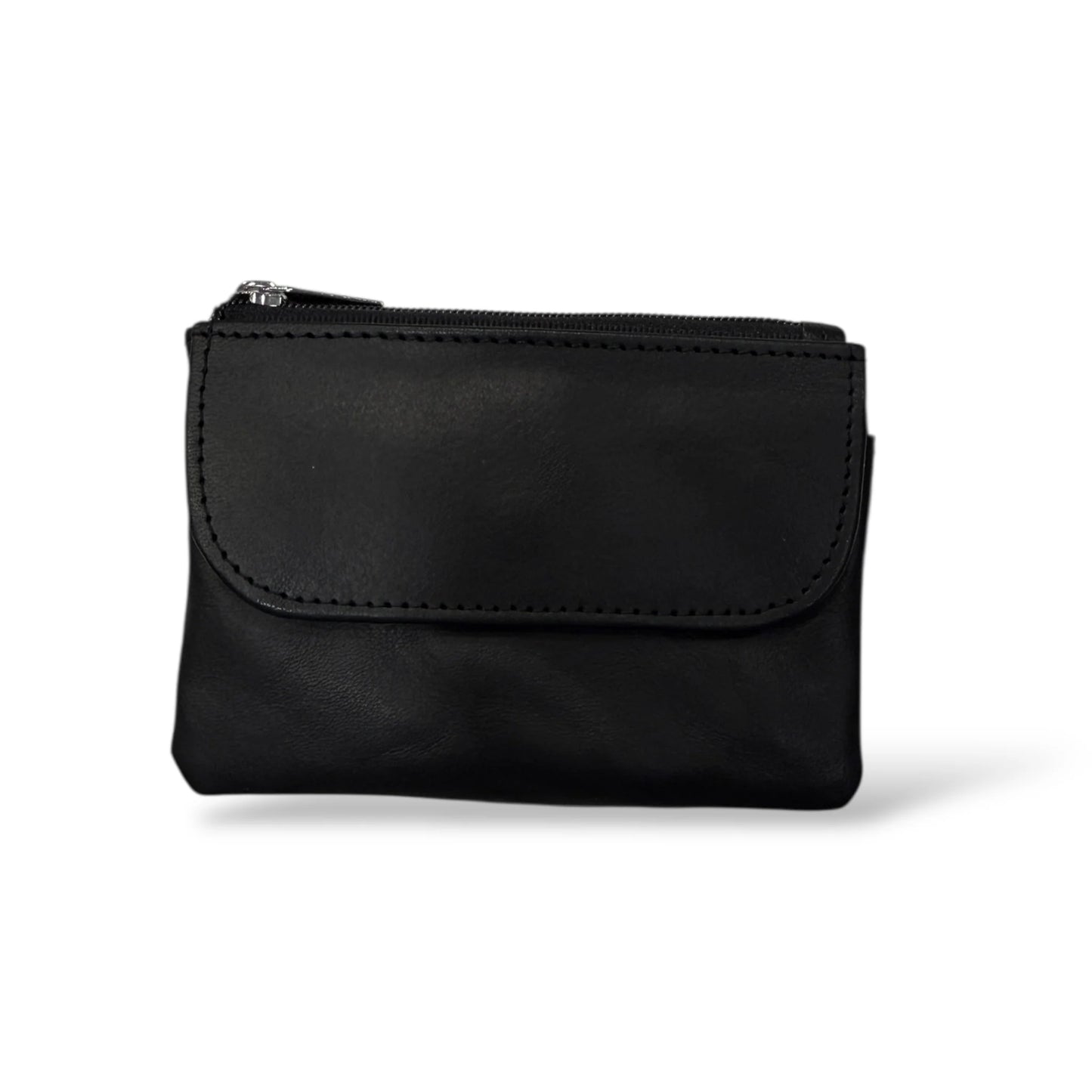 Soft Lambskin Zip Compact Multi-Purpose Coin Purse